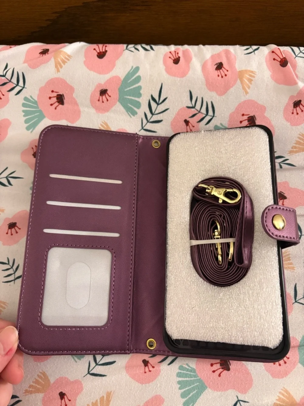 Purple Phone Wallet Case